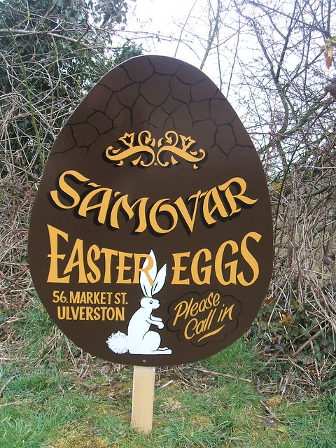 Easter Egg Trail on Ulverston Canal Towpath.