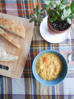 red lentil, rice + sweet potato soup | by heatherpoire