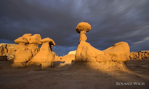 Gobelin Valley by Rolandito., park sunset mushroom rock utah state valley hoodoo gobelin