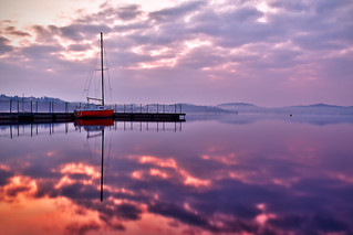 L'alba sul lago (Viverone)