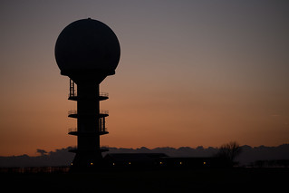 Claxby Radar at Sunset