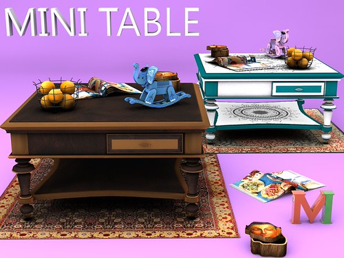Mini Table | by MADRAS Decor