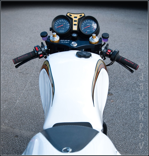 Yamaha RD LC - view from the back