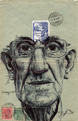 Mark Powell ... Wow ... Love this mail art piece | by how2sketch