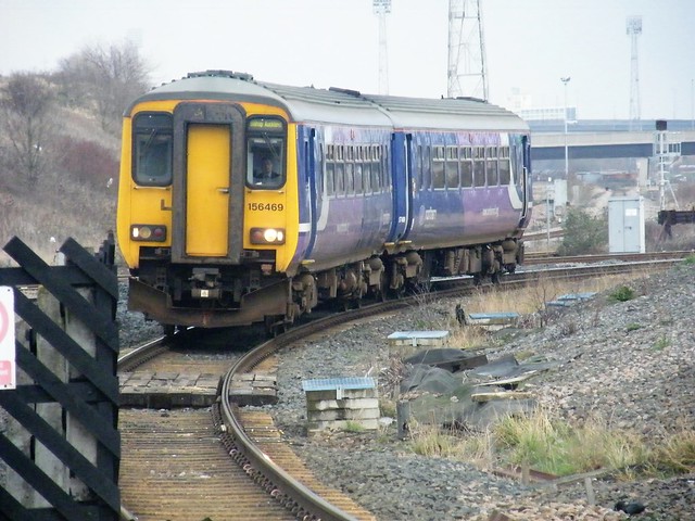 156469 Approaches Thornaby Station