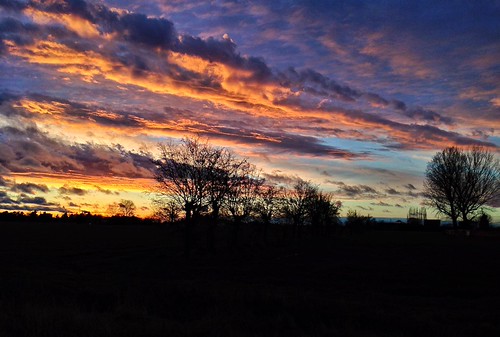 Sunset colours in Padania by fullerenium-2,