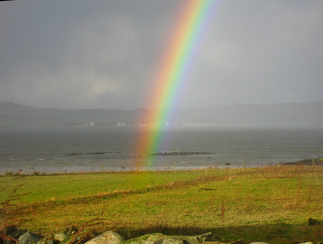 rainbow over Loch Indaal