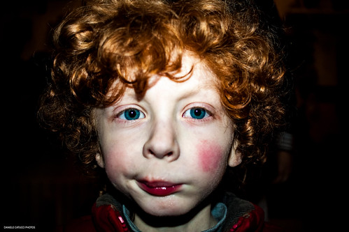 blue red portrait baby face eyes child brother redhead blueyes