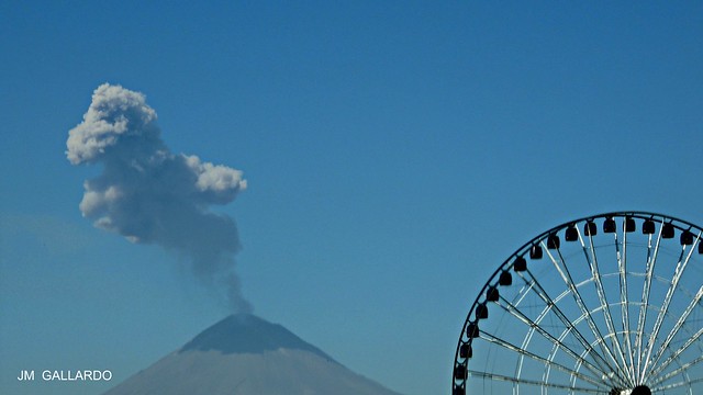 La rueda y el volcan - Puebla