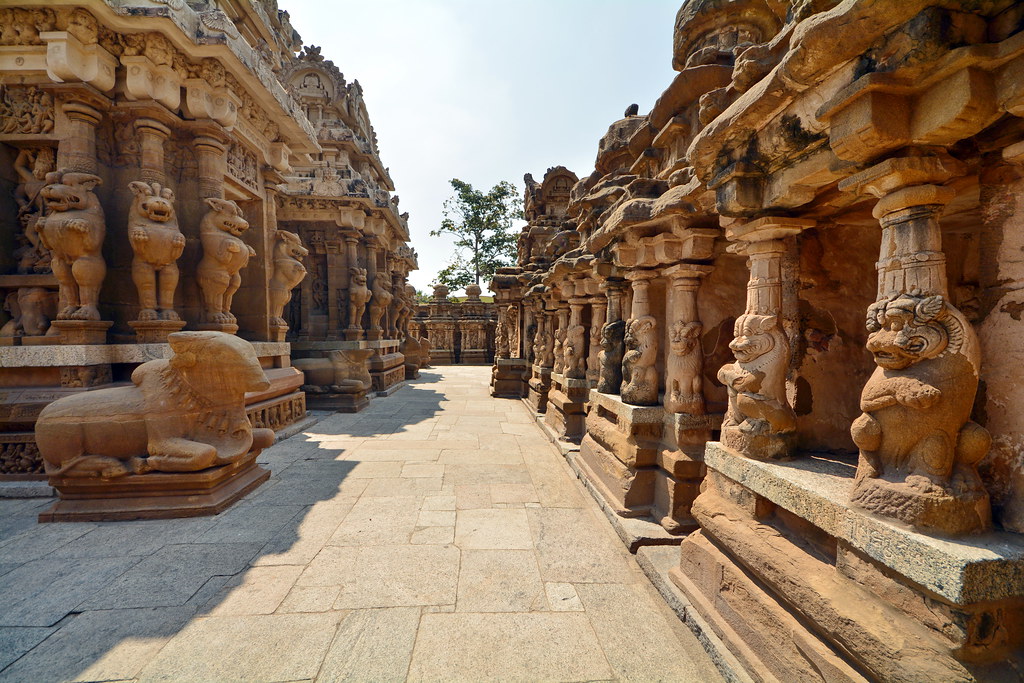 India Tamil Nadu Kanchipuram Kailasanathar Temple Flickr
