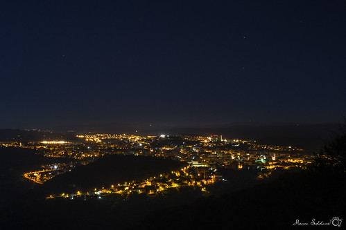 sardegna panorama night landscape sardinia nightlights nightshot notte paesaggio nuoro monteortobene