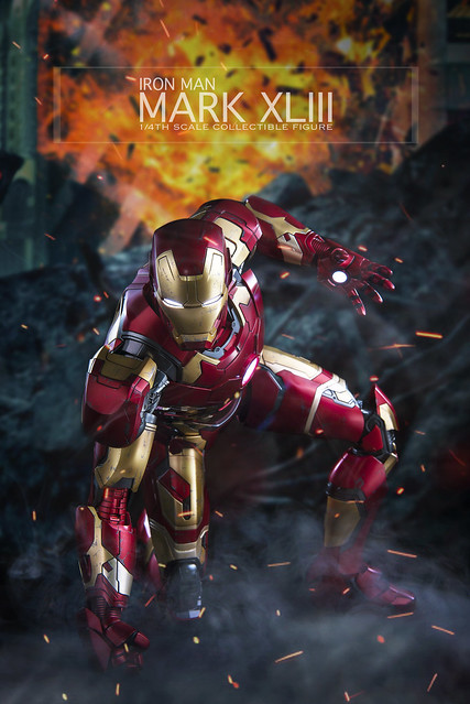 Hot Toys Iron Man MKXLIII 1/4 scale Age of Ultron.