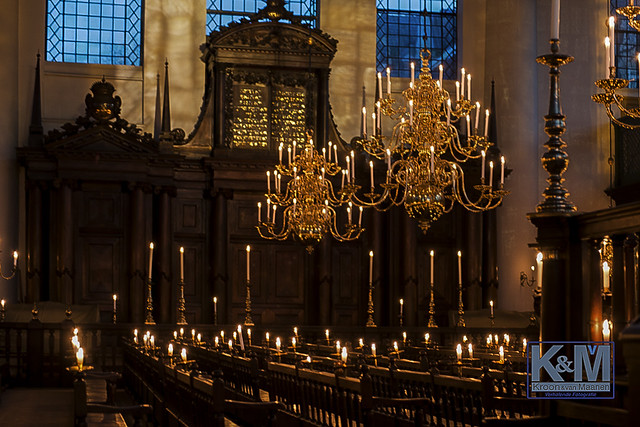 Portuguese Synagogue by candlelight