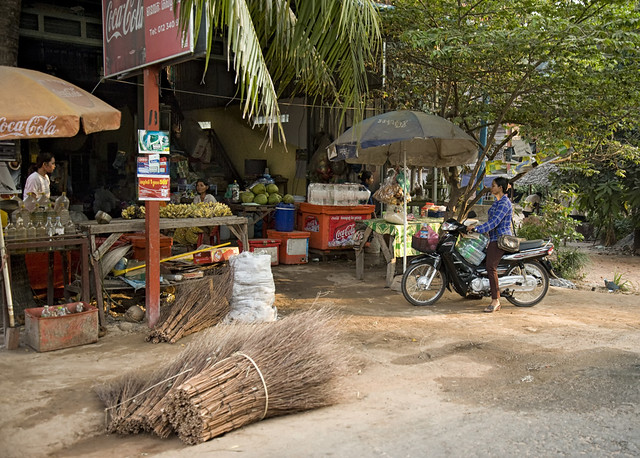 Cambodia:  Roadside Vendors - Photo #1