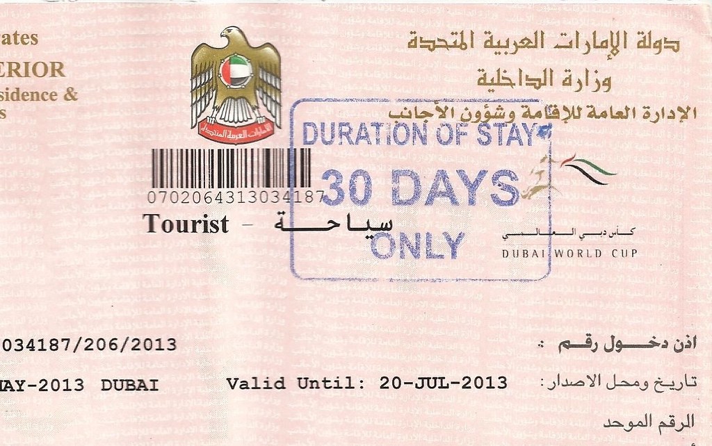 travel document uk to dubai