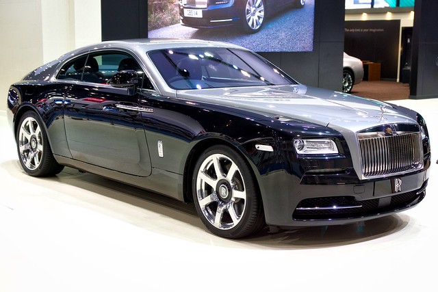 Rolls-Royce Wraith luxury coupé at the 37th Bangkok International Motorshow at IMPACT Challenger in Muang Thong Thani, Nonthaburi, Thailand
