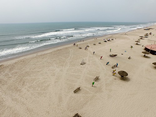 ocean africa beach ghana kokrobite drone phantom3 dji