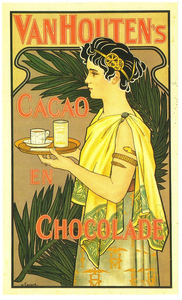 Van-Houten's Cacao vintage Advertising from 1899.