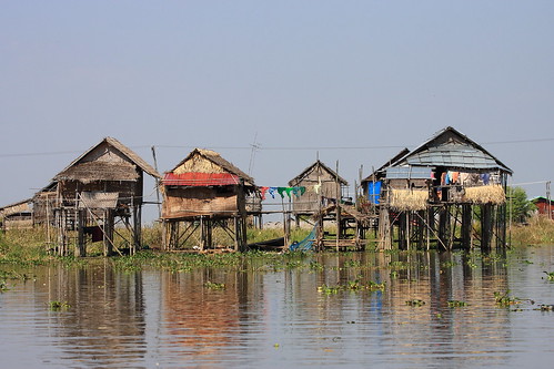 houses lake landscape scenery burma pile myanmar inle burmese stilt dwellings palafitte