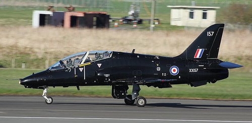 XX157 Royal Navy BaE Hawk T1A,Glasgow Prestwick,19/4/16 | Flickr