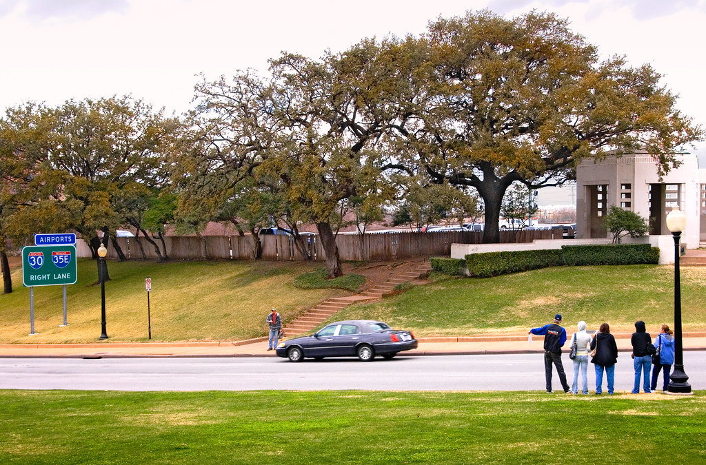 first view of the grassy knoll.