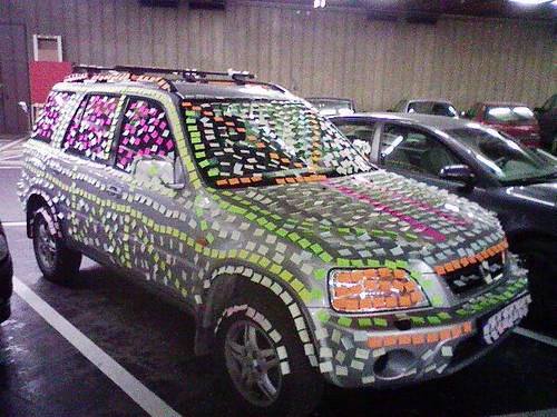 Post-it Car prank 3 | by nmbrites