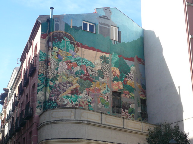 mural, madrid, spain