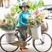 Vietnames flower vendor on bike at Ho Chi Minh. #meetthelocals #thecamhipster #vietnam