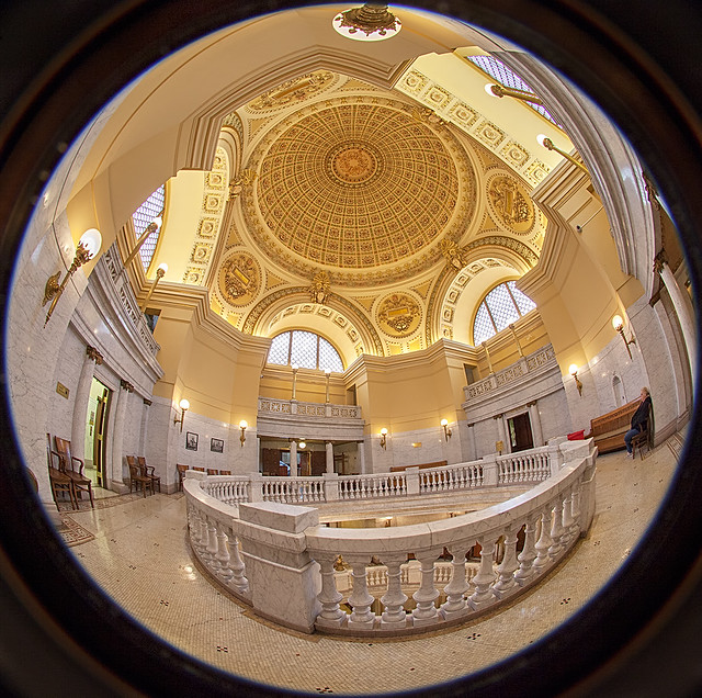 The dome at Westmoreland County Courthouse..