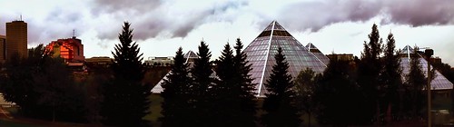 travel clouds landscape cityscape edmonton pyramids muttartconservatory travelblog stormyweather travelphotography