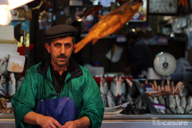Fisherman at the Grand Bazaar - Istanbul, Turkey