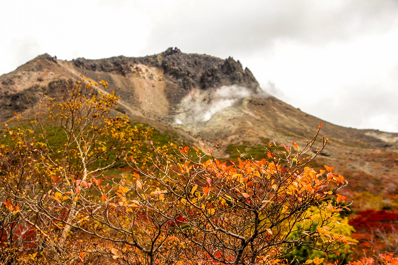 那須岳の紅葉登山