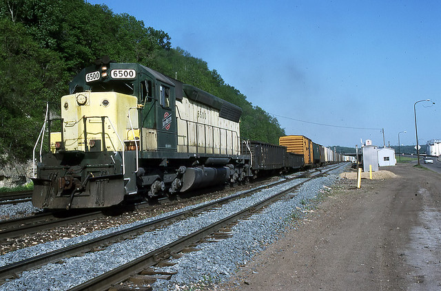 CNW SD45 6500 St. Paul May 14, 1993
