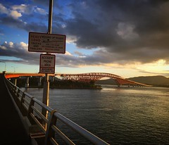 San Juanico Bridge #sunset #sunrise_sunsets_aroundworld #iphoneography #iphonephotography #mobilephotography
