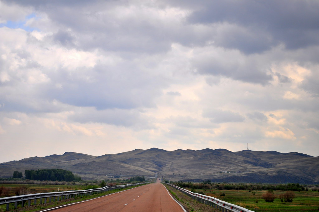 The road to Mongolia