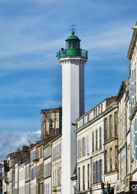 La Rochelle - Green Top Lighthouse - Phare du Quai Valin