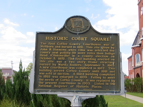 ©lancetaylor posrus alabama coffeecounty historicmarker elba courthouse countycourthouse courtsquare historic