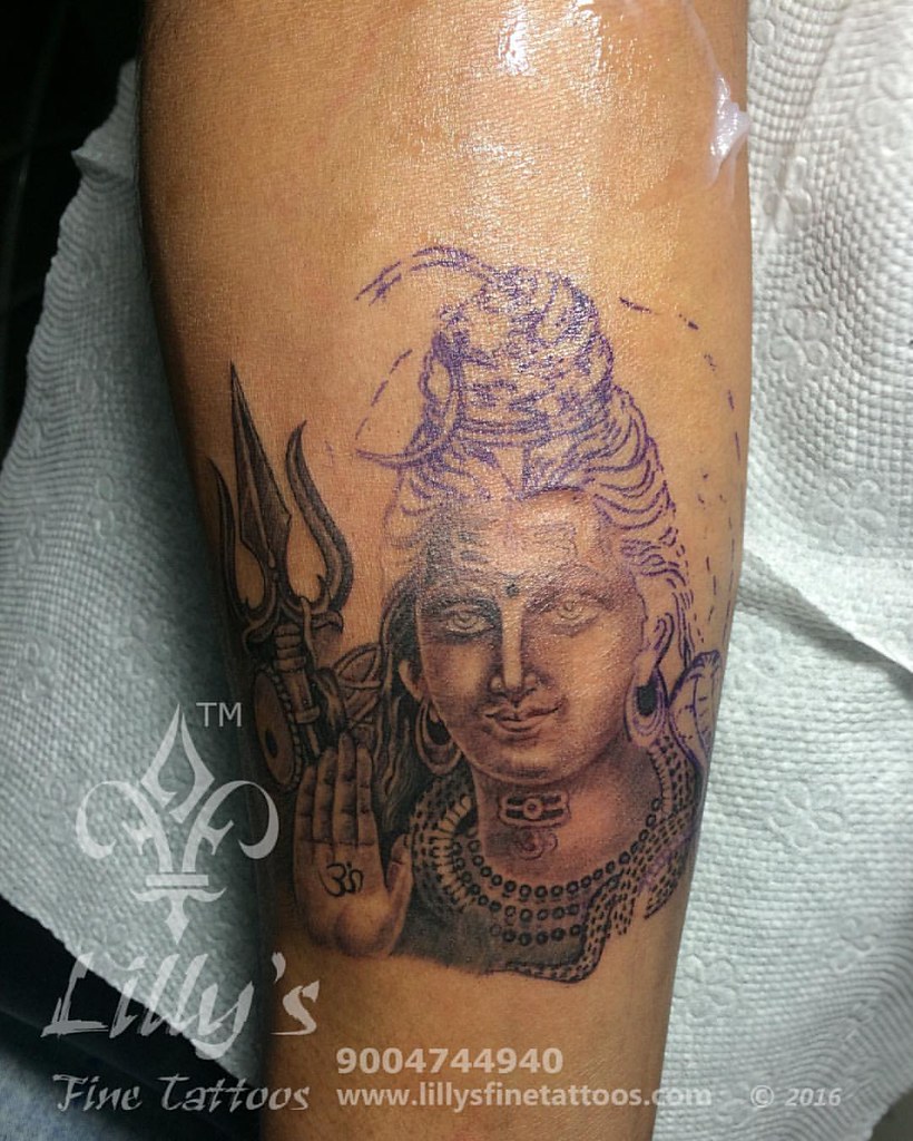 In progress shiva #tattoo by Deepak vetal @lillys fine tattoos - a photo on  Flickriver