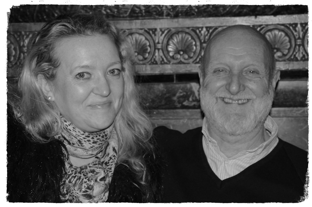 Ann-Marie Humphreys with  Philip Whitchurch at the Press Night for King Lear 2016