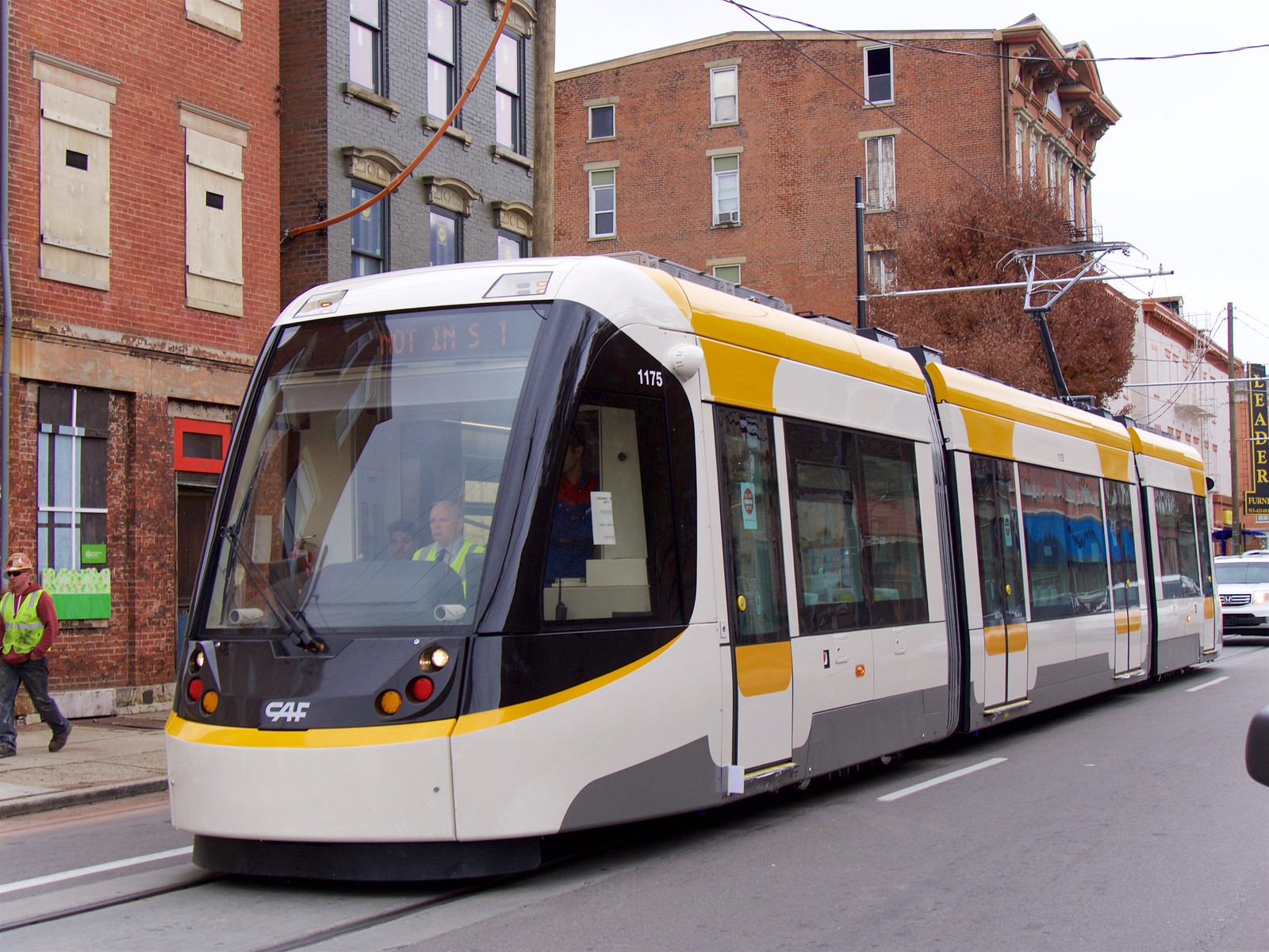 Cincinnati Streetcar Testing