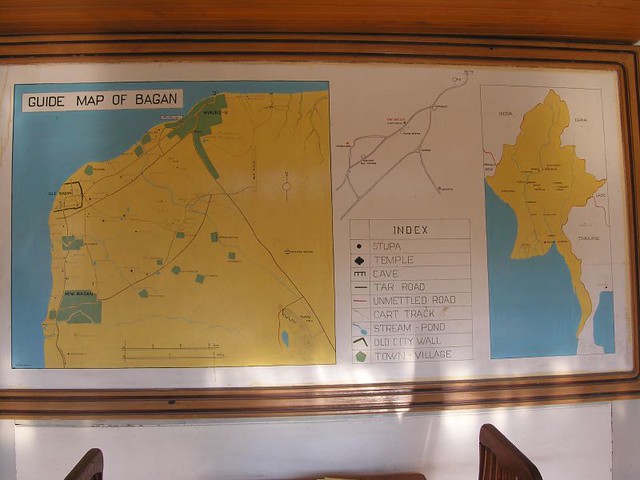 Map of Bagan area, Naung U, Myanmar | Andrea and Bruce | Flickr