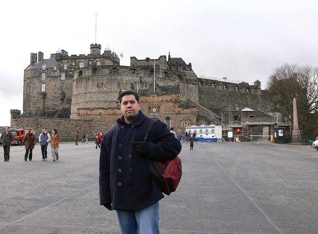 Ricky & Edinburgh Castle