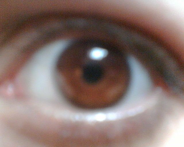 Glowing Brown Eye