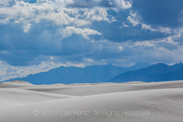 Gypsum Dunes in White Sands National Monument
