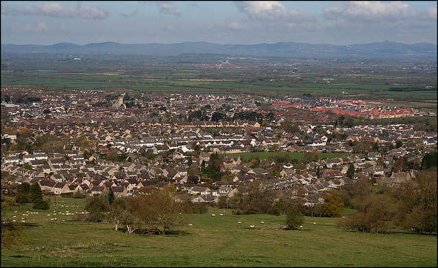 Bishop's Cleeve from Cleeve Hill