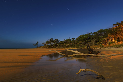 longexposure nightphotography travel reflection beach nature stars australia queensland stradbrokeisland nikond800