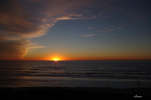 ocean ca travel blue sunset sky orange cloud nature colors silhouette surfers delmar