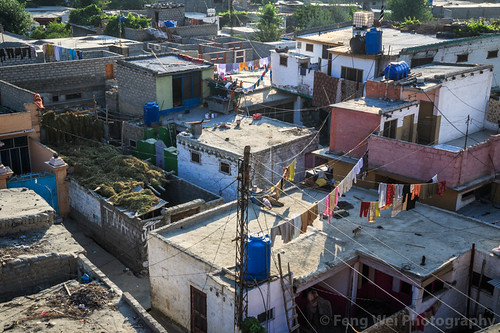 city travel pakistan rooftop horizontal outdoors dawn asia cityscape silkroad pk gilgit traveldestinations colorimage highangleview indiansubcontinent gilgitbaltistan