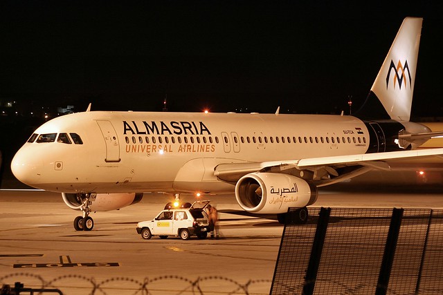 Almasria Universal - Airbus A320-232 SU-TCA @ Milan Bergamo