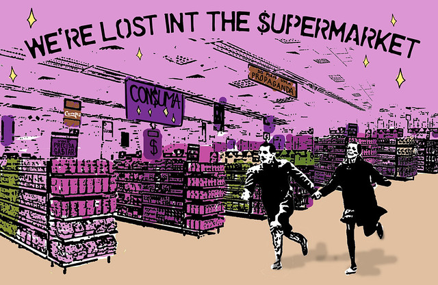 lost in the supermarket - com erro ortográfico :)